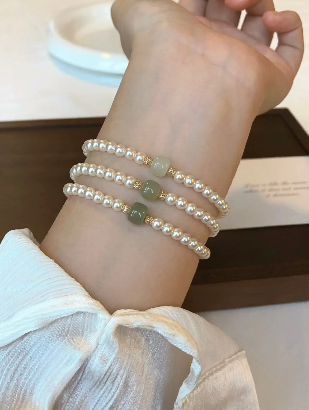 $29.99 Pearl bracelets